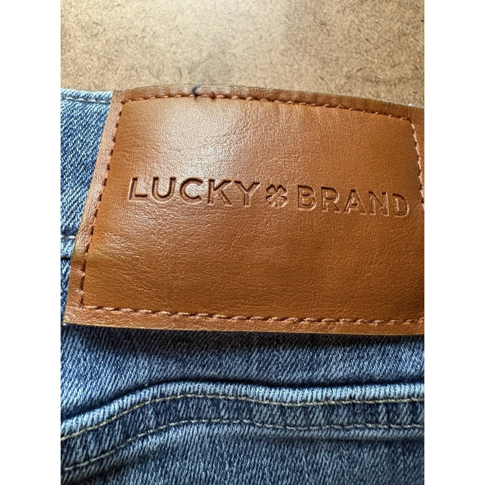 Lucky Brand Bridgette High Rise Skinny Jeans Women's 26x28 Raw‎ Hem Blue